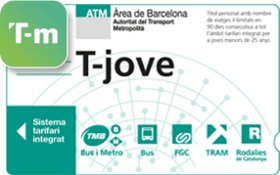 Barcelona metro weekly pass, groups, young people