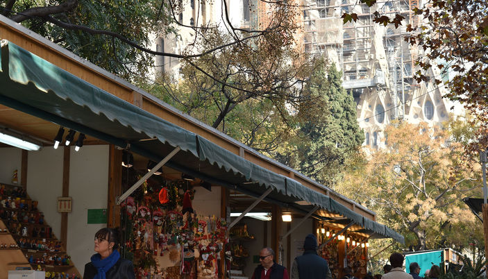 Fira de Nadal de la Sagrada Família - Barcelona