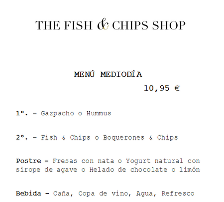 The fish & chips shop - Barcelona